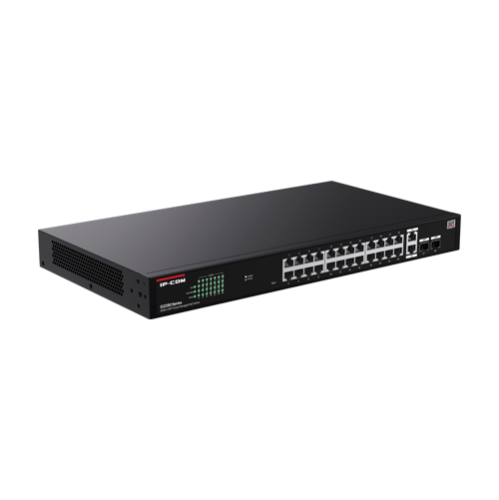 Switch 24 porturi PoE RJ45 Gigabit, 2 x RJ45 Gigabit, 2 x SFP Gigabit, Management, 1U - IP-COM G2228P-24-410W Switch 24 porturi PoE RJ45 Gigabit, 2 x RJ45 Gigabit, 2 x SFP Gigabit, Management, 1U - IP-COM G2228P-24-410W
