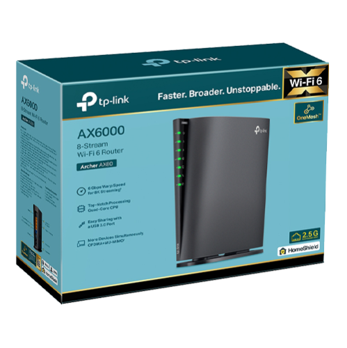 Router Wireless TP-Link Archer AX80 AX6000 Dual-Band Wi-Fi 6 Port 2.5G ArcherAX80 Router Wireless TP-Link Archer AX80 AX6000 Dual-Band Wi-Fi 6 Port 2.5G ArcherAX80