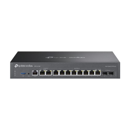 Router VPN, 2 x RJ45 2.5G, 2 x SFP Gigabit, 8 x RJ45 Gigabit, 1 x USB, 1U - TP-Link Omada ER7412-M2 Router VPN, 2 x RJ45 2.5G, 2 x SFP Gigabit, 8 x RJ45 Gigabit, 1 x USB, 1U - TP-Link Omada ER7412-M2