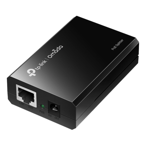 Splitter PoE, 2 x RJ45 Gigabit, 1 x DC Out, max. 12W - TP-Link Omada POE10R Splitter PoE, 2 x RJ45 Gigabit, 1 x DC Out, max. 12W - TP-Link Omada POE10R
