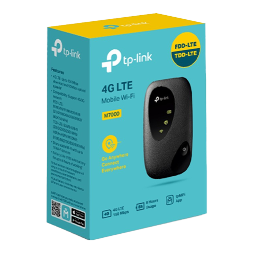 Router portabil Wi-Fi 4G LTE TP-Link M7000 slot SIM - TP-LINK M7000