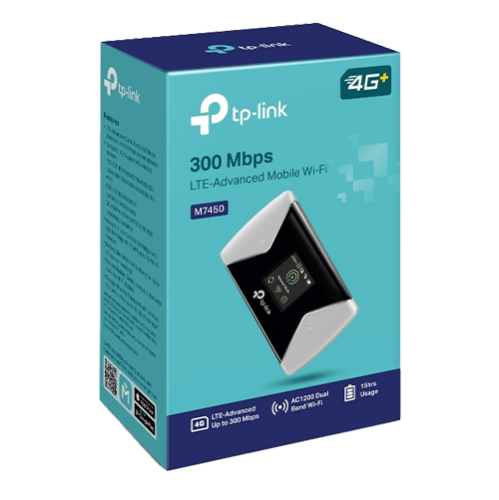 Router portabil TP-Link M7450, Dual-Band, 300Mbps, 4G LTE - TP-LINK M7450