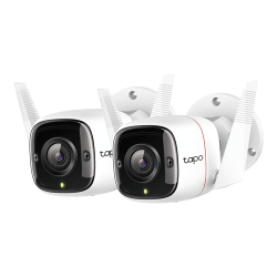 Pachet 2 Camere IP Wi-Fi, 2K, Audio bidirectional, IR 30M - TP-Link Tapo TapoC310P2