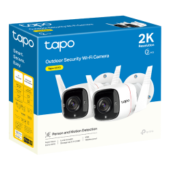 Pachet 2 Camere IP Wi-Fi, 2K, Audio bidirectional, IR 30M - TP-Link Tapo TapoC310P2