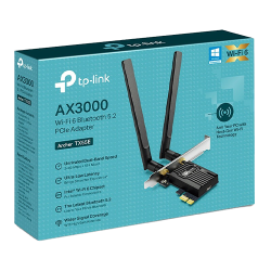 Placa de retea PCIe TP-Link Archer TX55E, AX3000, Dual-Band, Wi-Fi 6, Bluetooth 5.2 - TP-LINK ArcherTX55E Placa de retea PCIe TP-Link Archer TX55E, AX3000, Dual-Band, Wi-Fi 6, Bluetooth 5.2 - TP-LINK ArcherTX55E