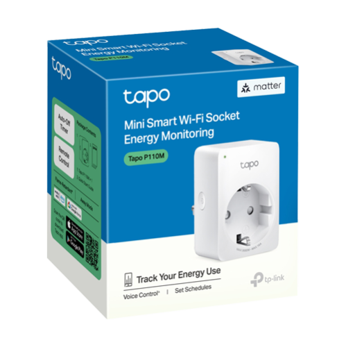 Priza smart Wi-Fi, Monitorizare consum energie - TP-Link Tapo TapoP110M
