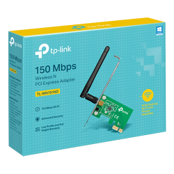 Placa de retea Wi-Fi 4, 2.4 Ghz, 150Mbps, 2dBi, PCI Express - TP-LINK TL-WN781ND Placa de retea Wi-Fi 4, 2.4 Ghz, 150Mbps, 2dBi, PCI Express - TP-LINK TL-WN781ND