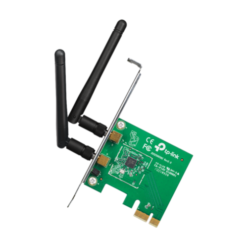 Placa de retea Wi-Fi 4, 2.4 Ghz, 300Mbps, 2dBi, PCI Express - TP-LINK TL-WN881ND Placa de retea Wi-Fi 4, 2.4 Ghz, 300Mbps, 2dBi, PCI Express - TP-LINK TL-WN881ND