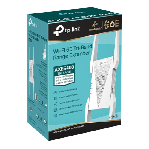 Wireless Range Extender TP-LINK RE815XE AXE5400, Tri Band - TP-LINK RE815XE Wireless Range Extender TP-LINK RE815XE AXE5400, Tri Band - TP-LINK RE815XE