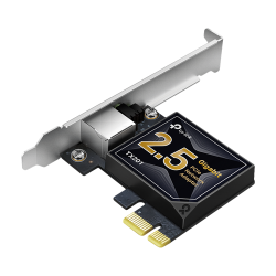 Placa de retea PCIe 2.5Gbps, 1 x RJ45 - TP-Link TX201 Placa de retea PCIe 2.5Gbps, 1 x RJ45 - TP-Link TX201