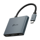 Hub USB-C 3-in-1, 1 x USB-C PD 100W, 1 x USB-A 5Gbps, 1 x HDMI 4K@60Hz - TP-Link UH3020C