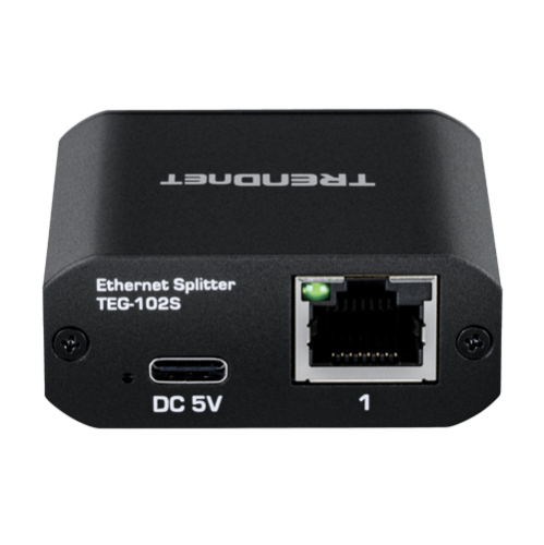 Splitter RJ45 Gigabit 1 IN, 2 OUT, USB-C - TRENDnet TEG-102S Splitter RJ45 Gigabit 1 IN, 2 OUT, USB-C - TRENDnet TEG-102S