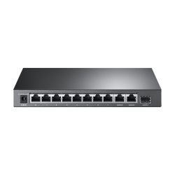 Switch 8 x RJ45 10/100 Mbps PoE, 2 x RJ45 1G, 1 x SFP 1G, Buget PoE 124W, Unmanaged - TP-Link TL-SL1311MP Switch 8 x RJ45 10/100 Mbps PoE, 2 x RJ45 1G, 1 x SFP 1G, Buget PoE 124W, Unmanaged - TP-Link TL-SL1311MP