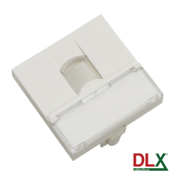 Panel cu o fereastra Keystone Jack 45x45 mm - DLX DLX-245-49 Panel cu o fereastra Keystone Jack 45x45 mm - DLX DLX-245-49