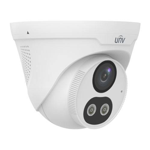 Camera IP ColorHunter Dual-Light, 8MP, lentila 2.8mm, IR 30m, WL 30m, Audio bidirectional - UNV IPC3618LE-ADF28KC-DL