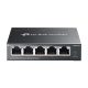 Switch 4 x RJ45 1G PoE, 1 x RJ45 1G, Buget PoE 65W, Easy Managed - TP-Link Omada ES205GP