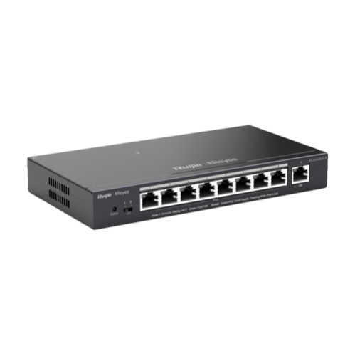 Switch L2, 8 x RJ45 1G PoE, 1 x RJ45 1G, Cloud Management - Ruijie Reyee RG-ES209GC-P Switch L2, 8 x RJ45 1G PoE, 1 x RJ45 1G, Cloud Management - Ruijie Reyee RG-ES209GC-P