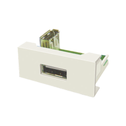 Panel echipat cu socket USB (1 modul) - DLX DLX-245-62 Panel echipat cu socket USB (1 modul) - DLX DLX-245-62