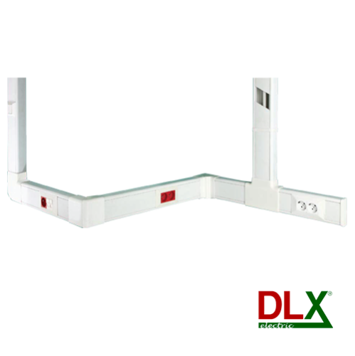 Canal cablu 102x50 mm cu capac, 2m - DLX DLX-102-50 Canal cablu 102x50 mm cu capac, 2m - DLX DLX-102-50