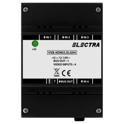 Doza selectie video, 4 intrari video SMART - ELECTRA VSB.4DN02.ELG04 Doza selectie video, 4 intrari video SMART - ELECTRA VSB.4DN02.ELG04