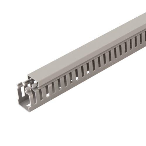 Canal cablu perforat 40x40 mm, cu capac, 2m - DLX PVCP-407-40 Canal cablu perforat 40x40 mm, cu capac, 2m - DLX PVCP-407-40