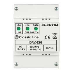 Doza derivatie video DAV.4SG Classic 4 iesiri - ELECTRA DAV.4SG Doza derivatie video DAV.4SG Classic 4 iesiri - ELECTRA DAV.4SG