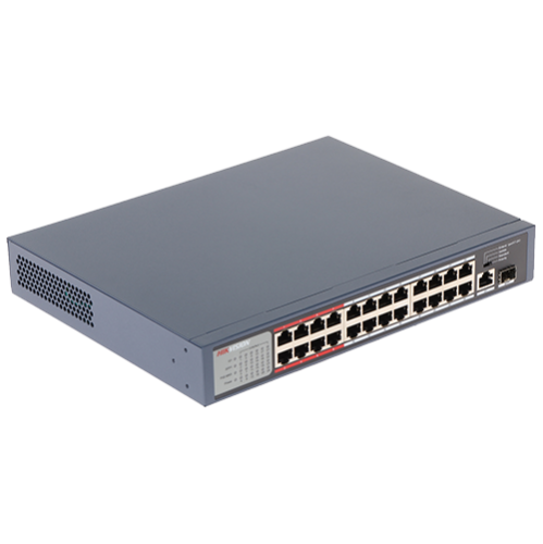 Switch 24 porturi PoE, 2 porturi uplink - HIKVISION DS-3E0326P-E-M Switch 24 porturi PoE, 2 porturi uplink - HIKVISION DS-3E0326P-E-M