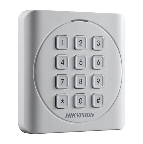 Cititor de proximitate RFID MIFARE 13.56Mhz cu tastatura integrata -HIKVISION DS-K1801MK