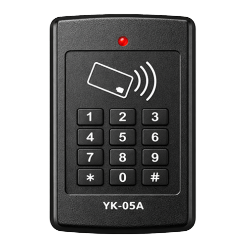 Cititor de proximitate RFID (125KHz) stand-alone pentru exterior cu tastatura YK-05A Cititor de proximitate RFID (125KHz) stand-alone pentru exterior cu tastatura YK-05A