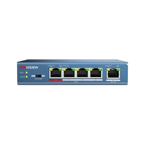Switch 4 porturi PoE, 1 port uplink- HIKVISION DS-3E0105P-E-M Switch 4 porturi PoE, 1 port uplink- HIKVISION DS-3E0105P-E-M