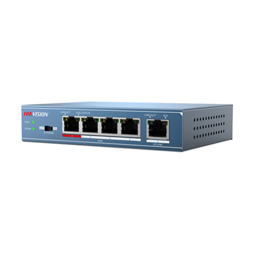 Switch 4 porturi PoE, 1 port uplink- HIKVISION DS-3E0105P-E-M Switch 4 porturi PoE, 1 port uplink- HIKVISION DS-3E0105P-E-M