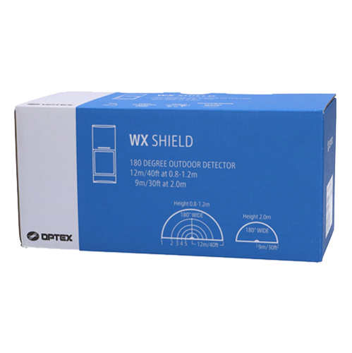 Detector de miscare PIR exterior, 12-19m, 180°, quad cu anti-masking, baterii - OPTEX WXS-RAM Detector de miscare PIR exterior, 12-19m, 180°, quad cu anti-masking, baterii - OPTEX WXS-RAM