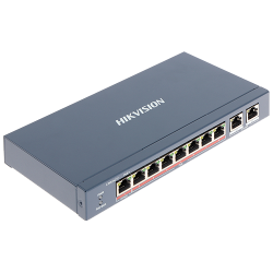 Switch 8 porturi PoE+, 2 porturi uplink - HIKVISION DS-3E0310HP-E Switch 8 porturi PoE+, 2 porturi uplink - HIKVISION DS-3E0310HP-E