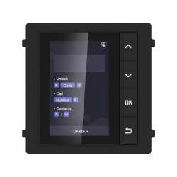 Modul afisaj LCD TFT pentru Interfon modular - HIKVISION DS-KD-DIS