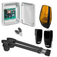 LINCE400-KIT Kit automatizare poarta batanta 2x3m -MOTORLINE  220V, 250 Kg/canat, 3 m/canat, 180 W