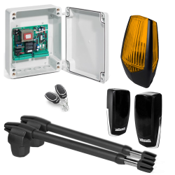 LINCE400-KIT Kit automatizare poarta batanta 2x3m -MOTORLINE  220V, 250 Kg/canat, 3 m/canat, 180 W