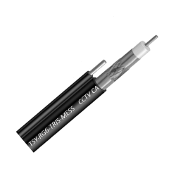 Cablu Coaxial RG6 TRISHIELD autoportant, 305m, negru TSY-RG6-TRIS-MESS Cablu Coaxial RG6 TRISHIELD autoportant, 305m, negru TSY-RG6-TRIS-MESS