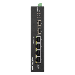 Switch 4 porturi Gigabit PoE, 2 porturi uplink SFP - HIKVISION DS-3T0506HP-E-HS Switch 4 porturi Gigabit PoE, 2 porturi uplink SFP - HIKVISION DS-3T0506HP-E-HS