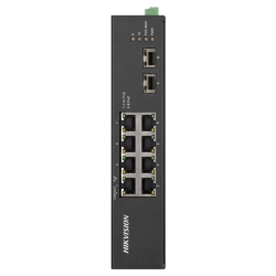 Switch 8 porturi Gigabit PoE, 2 porturi uplink SFP - HIKVISION DS-3T0510HP-E-HS Switch 8 porturi Gigabit PoE, 2 porturi uplink SFP - HIKVISION DS-3T0510HP-E-HS