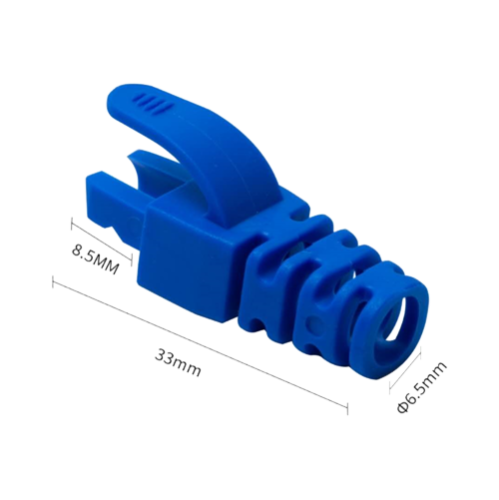 Manson protectie mufa RJ45, albastru (100buc) RJ45-CAP-BL