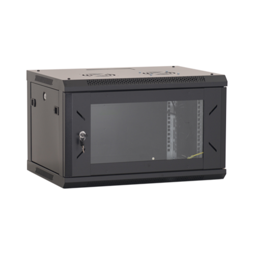 Rack perete 6U 19' 600x450, capacitate incarcare 80 Kg, negru - ASYTECH Networking ASY-6U-6045W Rack perete 6U 19' 600x450, capacitate incarcare 80 Kg, negru - ASYTECH Networking ASY-6U-6045W
