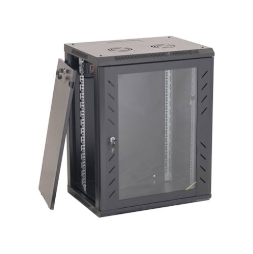 Rack perete 15U 19' 600x450, capacitate incarcare 80 Kg, negru - ASYTECH Networking ASY-15U-6045W Rack perete 15U 19' 600x450, capacitate incarcare 80 Kg, negru - ASYTECH Networking ASY-15U-6045W