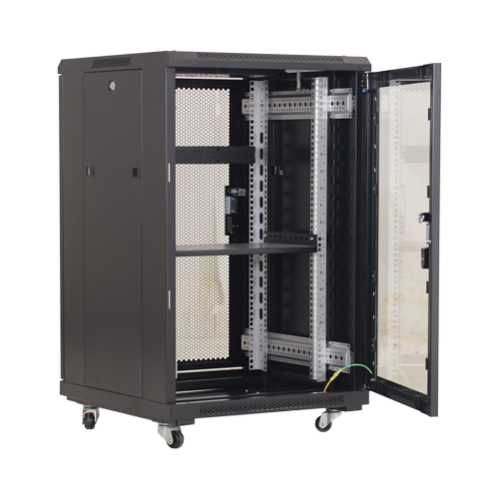 Rack podea 18U 19' 600x600, capacitate incarcare 500 Kg, negru - ASYTECH Networking ASY-18U-6060E Rack podea 18U 19' 600x600, capacitate incarcare 500 Kg, negru - ASYTECH Networking ASY-18U-6060E