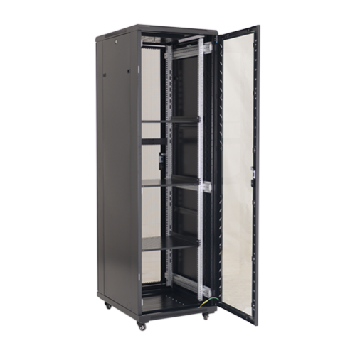 Rack podea 37U 19' 600x600, capacitate incarcare 500 Kg, negru - ASYTECH Networking ASY-37U-6060E Rack podea 37U 19' 600x600, capacitate incarcare 500 Kg, negru - ASYTECH Networking ASY-37U-6060E