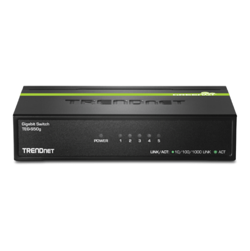 Switch GREENnet 5 porturi Gigabit - TRENDnet TEG-S50G Switch GREENnet 5 porturi Gigabit - TRENDnet TEG-S50G