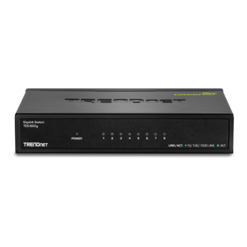 Switch GREENnet 8 porturi Gigabit - TRENDnet TEG-S82G Switch GREENnet 8 porturi Gigabit - TRENDnet TEG-S82G