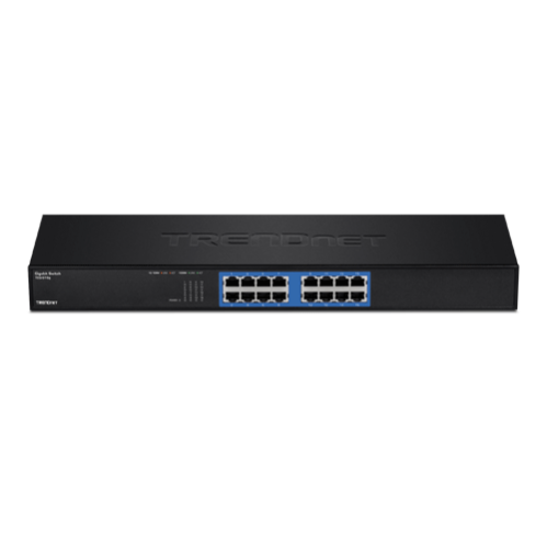 Switch GREENnet rack mount 16 porturi Gigabit - TRENDnet TEG-S16G Switch GREENnet rack mount 16 porturi Gigabit - TRENDnet TEG-S16G
