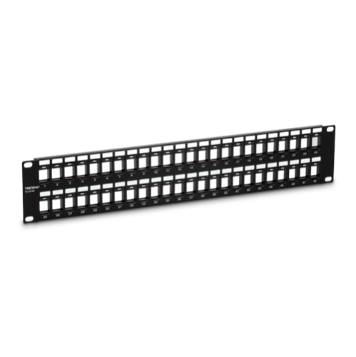 Patch Panel 48 porturi blank keystone 2U - TRENDnet TC-KP48 Patch Panel 48 porturi blank keystone 2U - TRENDnet TC-KP48