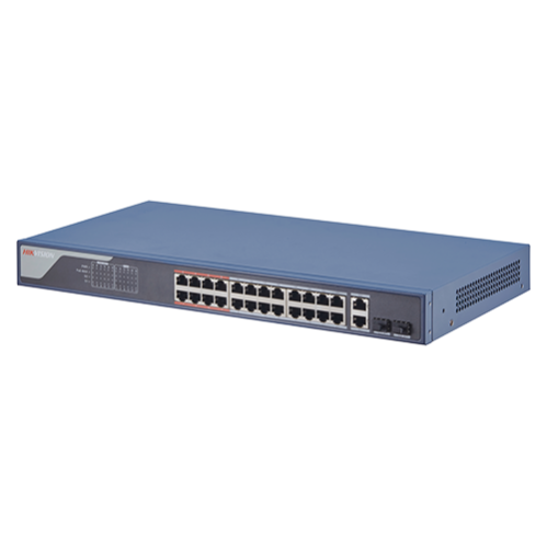 Switch 24 porturi PoE 100Mbps, 2 port uplink Gigabit, SMART Management - HIKVISION DS-3E1326P-EI Switch 24 porturi PoE 100Mbps, 2 port uplink Gigabit, SMART Management - HIKVISION DS-3E1326P-EI