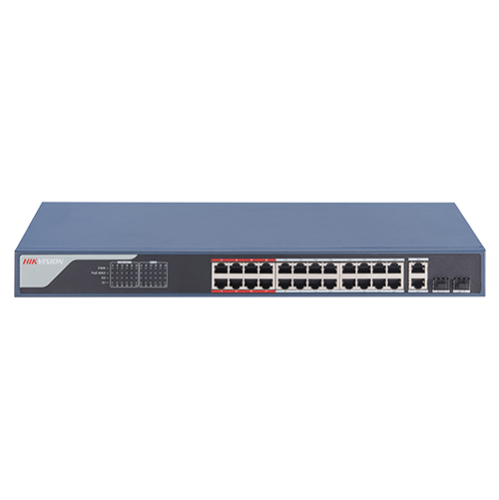 Switch 24 porturi PoE 100Mbps, 2 port uplink Gigabit, SMART Management - HIKVISION DS-3E1326P-EI Switch 24 porturi PoE 100Mbps, 2 port uplink Gigabit, SMART Management - HIKVISION DS-3E1326P-EI